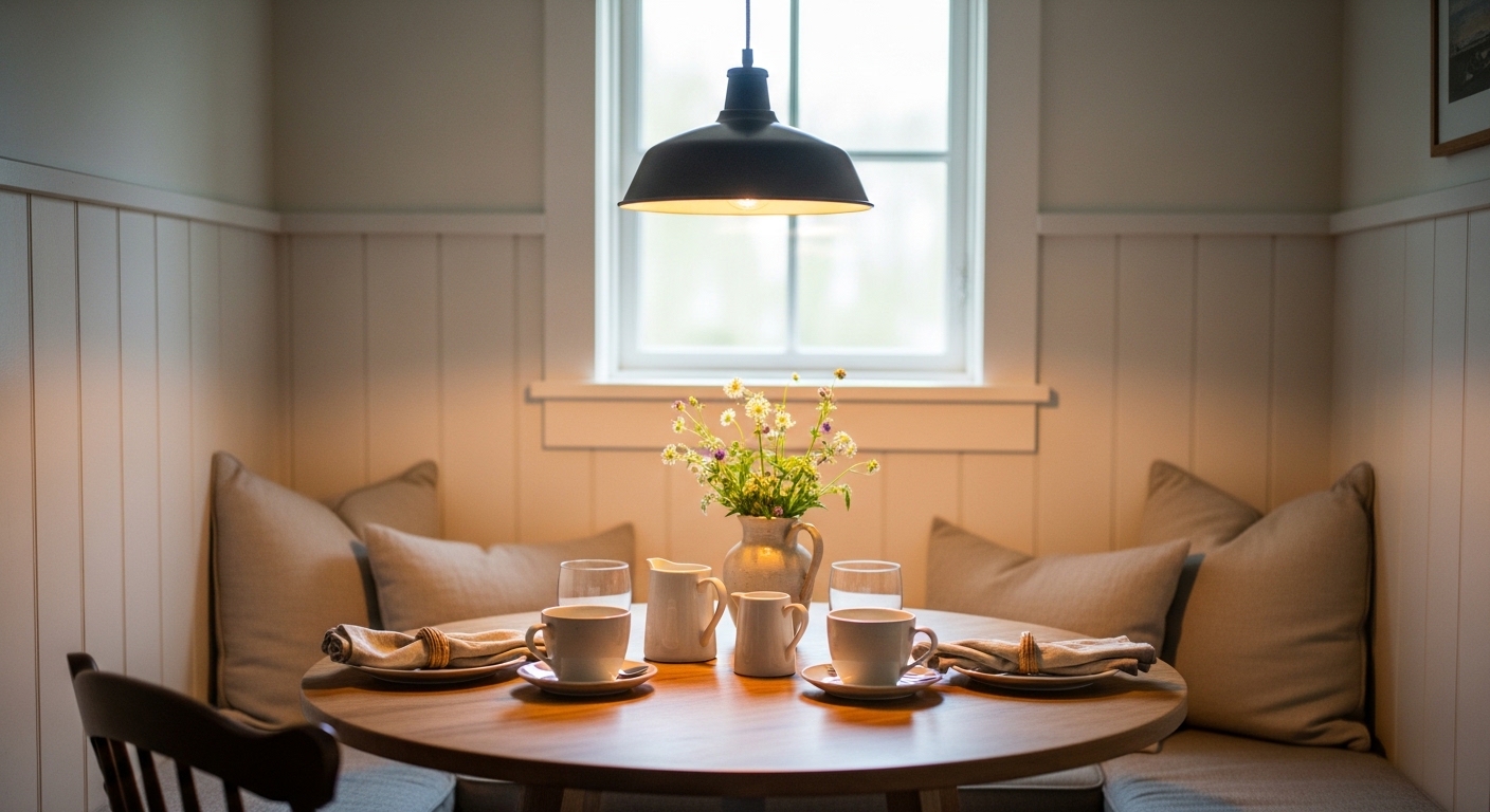 How to Light a Linen-Filled Living Room