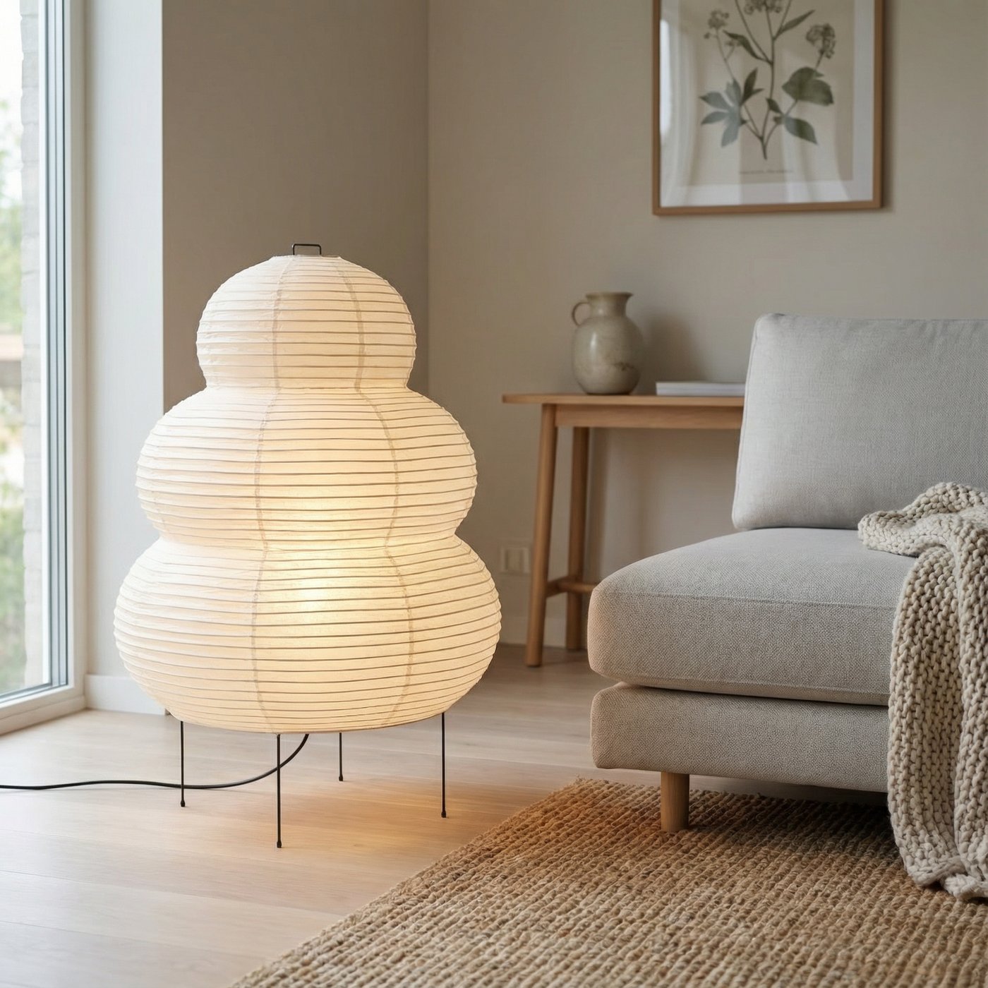 Noguchi Lamp Alternatives: The Akari Glow for Less, From a $5 Paper Shade to a $79.95 Floor Lamp