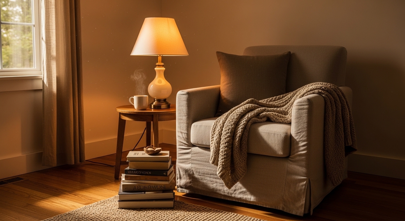 The Right Pendant Height for a Reading Nook
